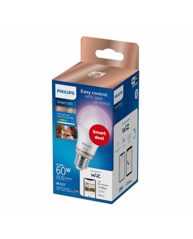 Lampadina Intelligente Philips Wiz Full Colors F 8,5 W E27 806 lm (2200-6500 K)