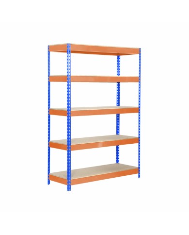 Scaffale Simon Rack Bricoforte 1206-5 5 Mensole 1500 kg 200 x 120 x 60 cm Scaffale Simon Rack Bricoforte 1206-5 5 Mensole 1500 kg 200 x 120 x 60 cm