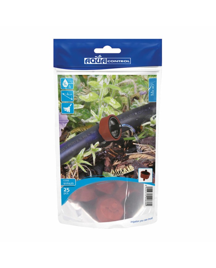 Gocciolatore autocompensante Aqua Control 906425 4 l/h Autopulizia Gocciolatore autocompensante Aqua Control 906425 4 l/h Autopulizia