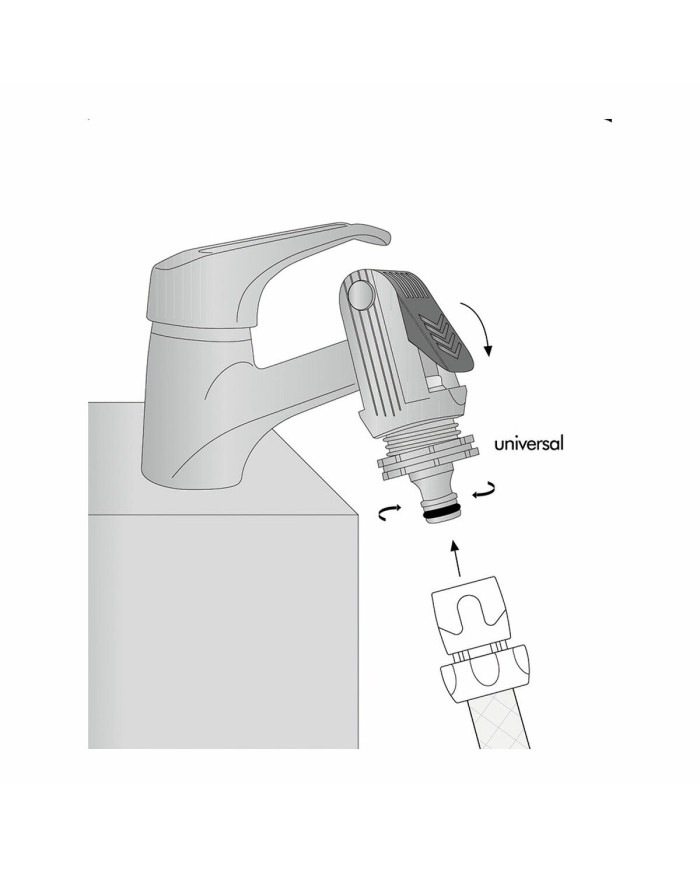 Adattatore per rubinetto Aqua Control C2025 Universale