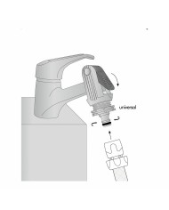 Adattatore per rubinetto Aqua Control C2025 Universale
