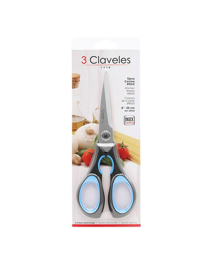 Forbici da Cucina 3 Claveles 8" Acciaio inossidabile