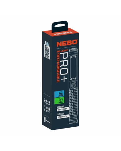 Torcia LED ricaricabile Nebo Big Larry Pro+ 600 lm Torcia LED ricaricabile Nebo Big Larry Pro+ 600 lm