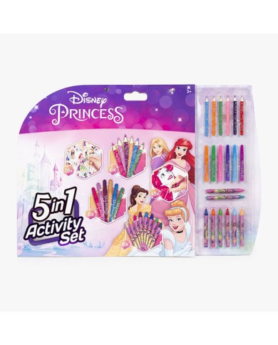 Scatola Multiattività per Colorare Disney Princess 5 in 1 Scatola Multiattività per Colorare Disney Princess 5 in 1