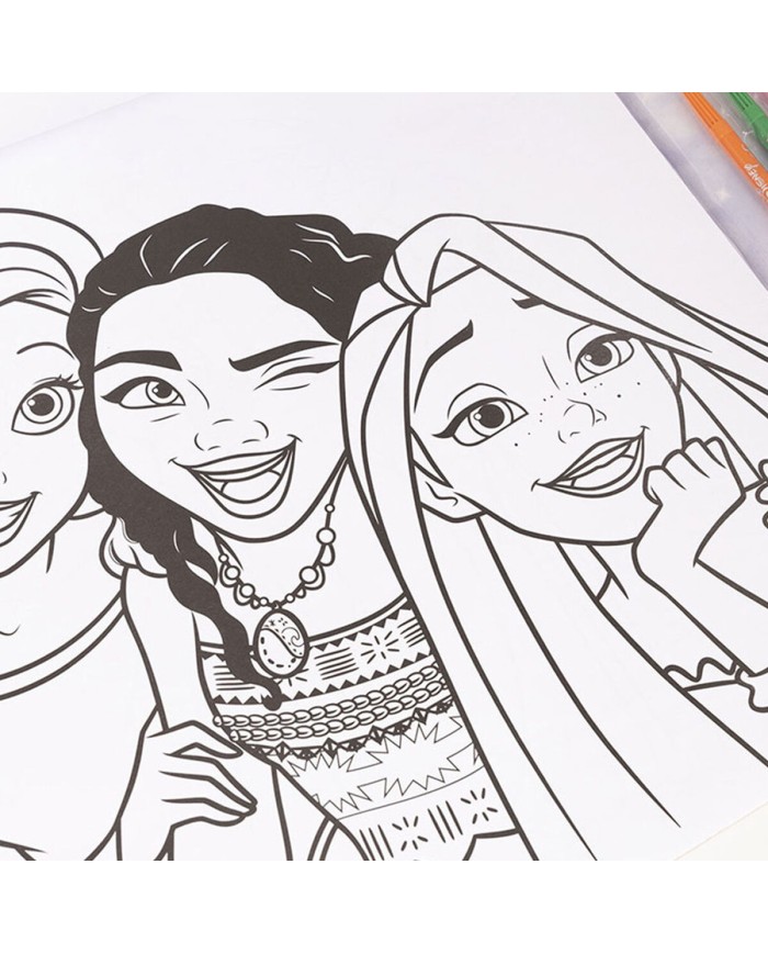 Scatola Multiattività per Colorare Disney Princess 5 in 1 Scatola Multiattività per Colorare Disney Princess 5 in 1