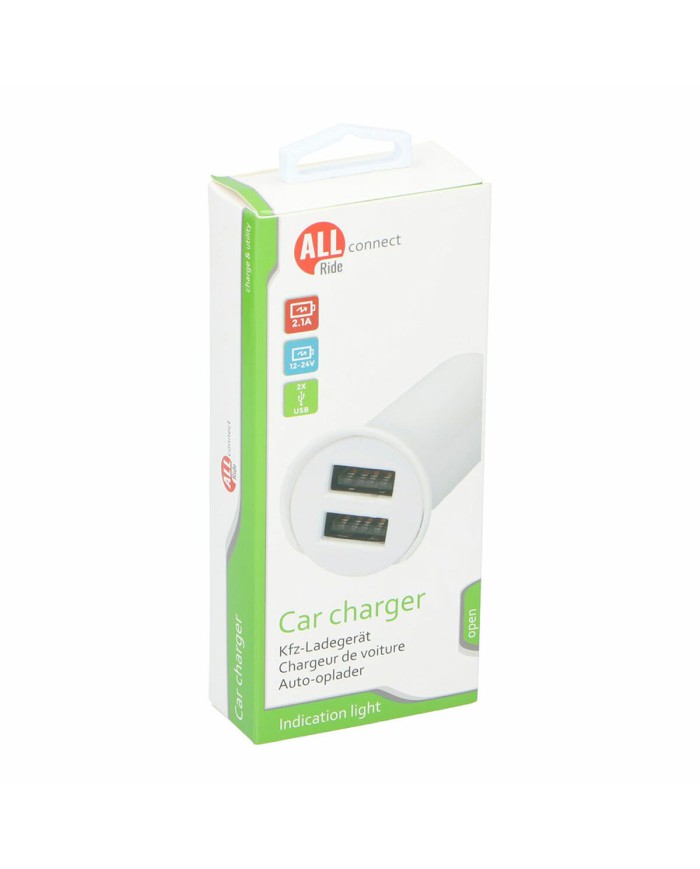 Caricabatterie per Auto All Ride 2,1 A 12-24 V USB