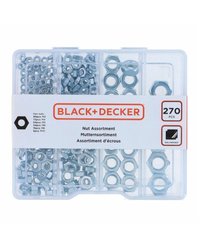 Set Dadi Black & Decker 270 Pezzi Set Dadi Black & Decker 270 Pezzi