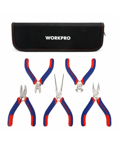 Set di pinze Workpro Miniatura 5 Pezzi Set di pinze Workpro Miniatura 5 Pezzi
