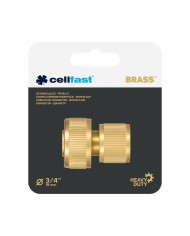 Connettore tubo Cellfast 19 mm Ottone Veloce