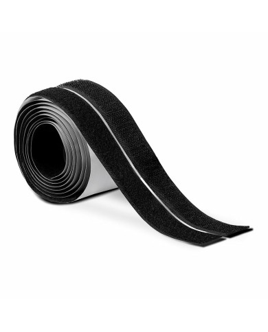 Nastro biadesivo Inofix 2144-3 Nero 1,5 m x 2 cm Chiusura uncino e asola Nastro biadesivo Inofix 2144-3 Nero 1,5 m x 2 cm Chiusura uncino e asola