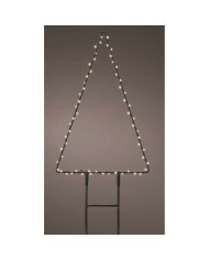 Decorazione luminosa Lumineo Albero di Natale 18 x 27 cm Metallo Paletto MicroLED