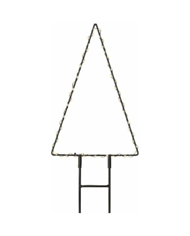 Decorazione luminosa Lumineo Albero di Natale 18 x 27 cm Metallo Paletto MicroLED