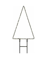 Decorazione luminosa Lumineo Albero di Natale 18 x 27 cm Metallo Paletto MicroLED