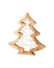 Decorazione luminosa Lumineo Albero di Natale 18 x 27 cm Metallo Paletto MicroLED