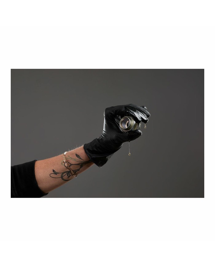 Guanti in nitrile JUBA Agility Grip Nero Senza talco 50 Unità Guanti in nitrile JUBA Agility Grip Nero Senza talco 50 Unità