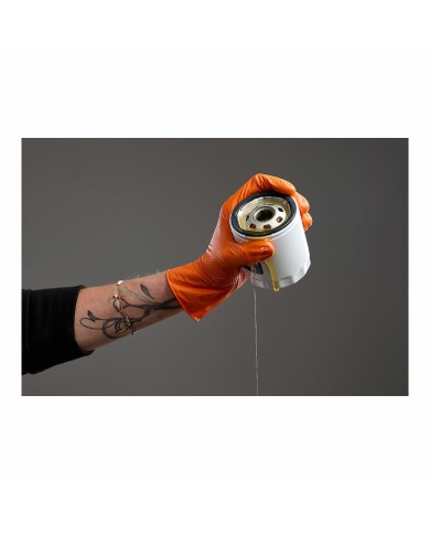 Guanti in nitrile JUBA Agility Grip Arancio Senza talco 50 Unità Guanti in nitrile JUBA Agility Grip Arancio Senza talco 50 Unità