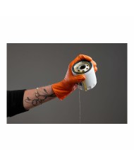 Guanti in nitrile JUBA Agility Grip Arancio Senza talco 50 Unità