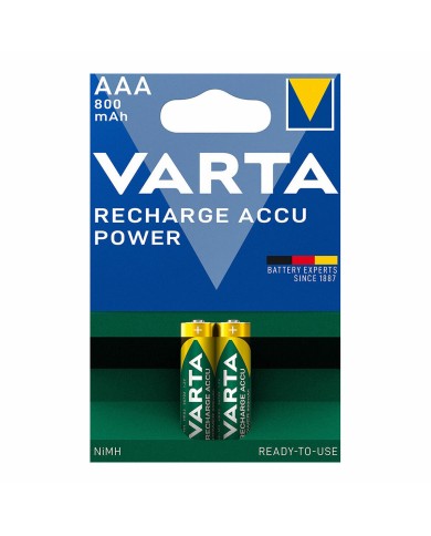 Batterie Ricaricabili Varta AAA 800MAH 2UD 1,2 V 800 mAh AAA Batterie Ricaricabili Varta AAA 800MAH 2UD 1,2 V 800 mAh AAA
