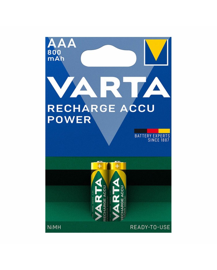 Batterie Ricaricabili Varta AAA 800MAH 2UD 1,2 V 800 mAh AAA
