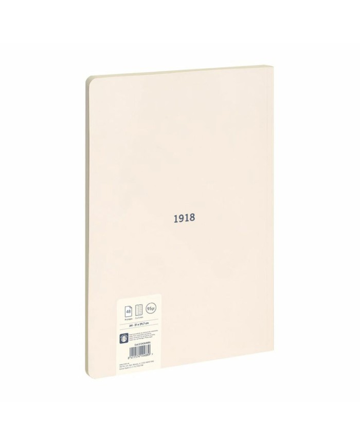 Quaderno Milan 1918 Beige A4 Con griglia Quaderno Milan 1918 Beige A4 Con griglia