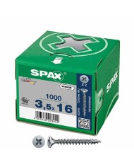 Scatola a viti SPAX Wirox Z2 Testa piatta 3,5 x 16 mm 1000 Unidades Scatola a viti SPAX Wirox Z2 Testa piatta 3,5 x 16 mm 1000 Unidades