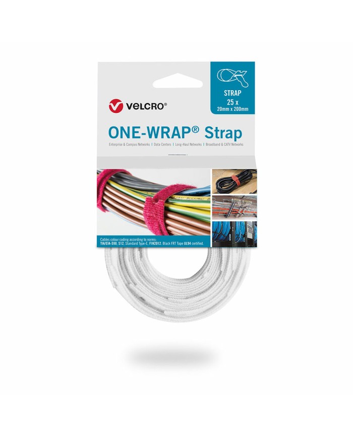 Fascette in Velcro Velcro One-Wrap Strap (25 Unità)
