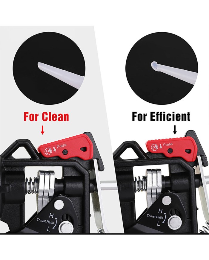 Pistola in silicone Workpro Azzurro Nero 230 mm