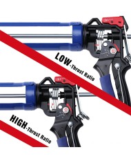 Pistola in silicone Workpro Azzurro Nero 230 mm