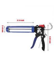 Pistola in silicone Workpro Azzurro Nero 230 mm