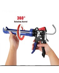 Pistola in silicone Workpro Azzurro Nero 230 mm