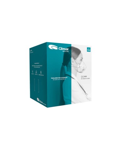Maschera Climax 1720 FFP2 Bianco (20 Unità) Maschera Climax 1720 FFP2 Bianco (20 Unità)