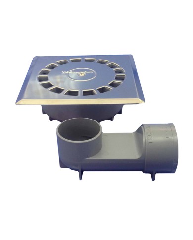 Scarico Tecnoagua T-88 VHI PVC Acciaio inossidabile 16,5 x 16,5 x 5 cm Ø 5 cm Scarico Tecnoagua T-88 VHI PVC Acciaio inossidabile 16,5 x 16,5 x 5 cm Ø 5 cm