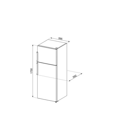 Frigorifero combinato Smeg FD32F Bianco Frigorifero combinato Smeg FD32F Bianco