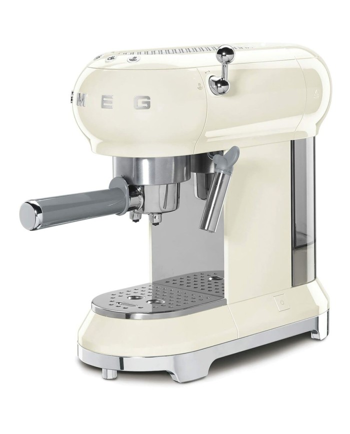 Caffettiera Express a Leva Smeg ECF02CREU Crema 1,1 L Caffettiera Express a Leva Smeg ECF02CREU Crema 1,1 L