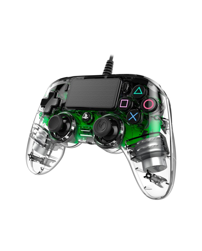 Telecomando Gaming Senza Fili Nacon PS4OFCPADCLGREEN Verde Trasparente PlayStation 4 Telecomando Gaming Senza Fili Nacon PS4OFCPADCLGREEN Verde Trasparente PlayStation 4