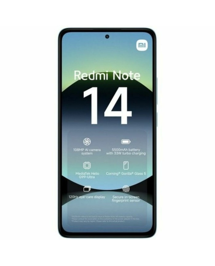 Smartphone Xiaomi Redmi Note 14 HELIO G99 ULTRA 6 GB RAM 128 GB Azzurro Nero 6,67"
