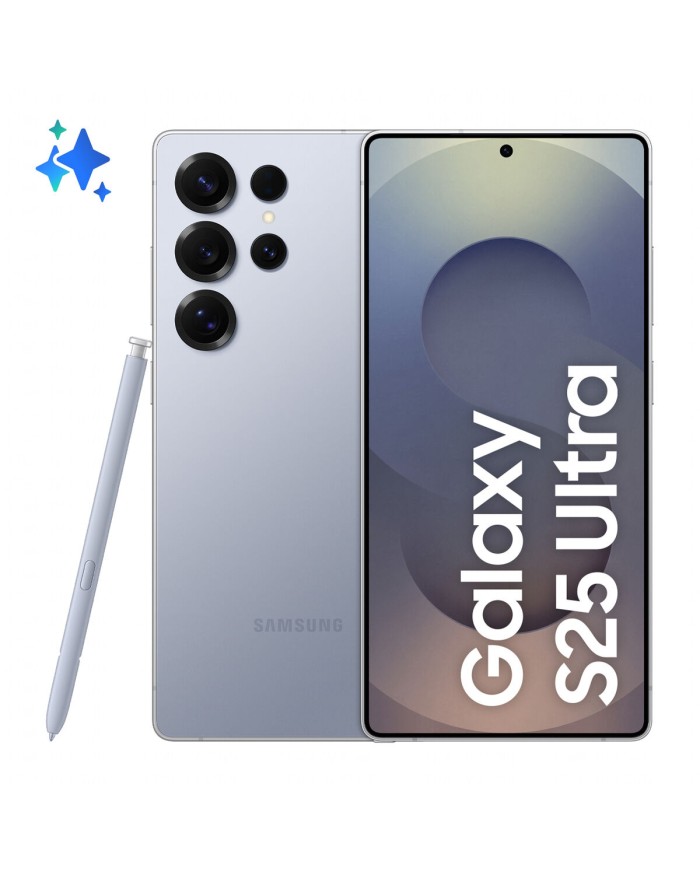 Smartphone Samsung Galaxy S25 Ultra 12 GB RAM 256 GB Azzurro Argentato 6,9" Qualcomm Snapdragon 8 Elite