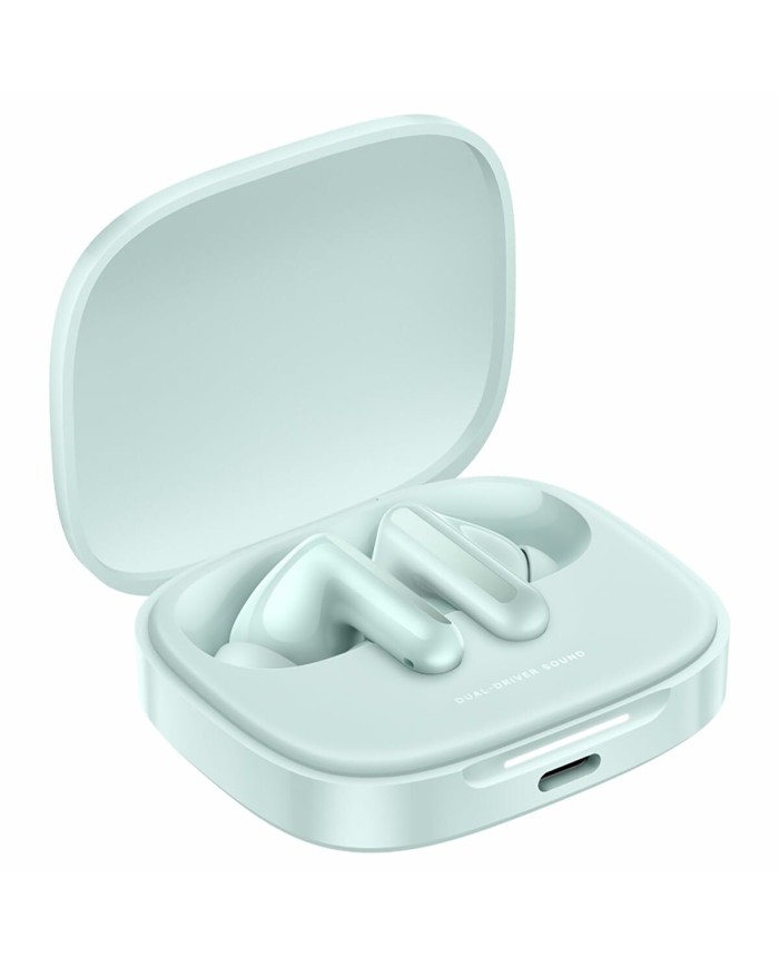 Auricolari Wireless con Custodia di Ricarica Xiaomi Redmi Buds 6 Verde Auricolari Wireless con Custodia di Ricarica Xiaomi Redmi Buds 6 Verde