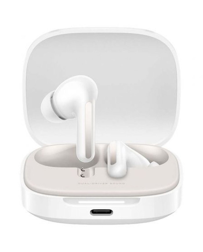 Auricolari Wireless con Custodia di Ricarica Xiaomi Redmi Buds 6 Bianco Auricolari Wireless con Custodia di Ricarica Xiaomi Redmi Buds 6 Bianco