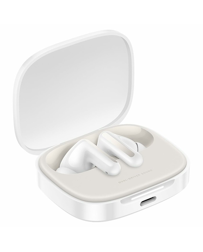 Auricolari Wireless con Custodia di Ricarica Xiaomi Redmi Buds 6 Bianco Auricolari Wireless con Custodia di Ricarica Xiaomi Redmi Buds 6 Bianco