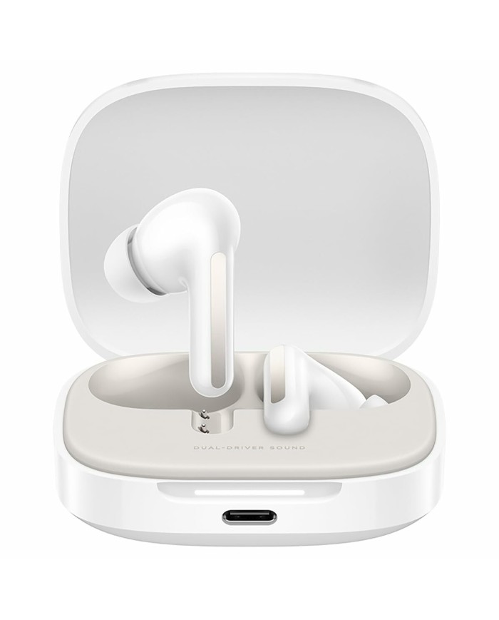Auricolari Wireless con Custodia di Ricarica Xiaomi Redmi Buds 6 Bianco Auricolari Wireless con Custodia di Ricarica Xiaomi Redmi Buds 6 Bianco