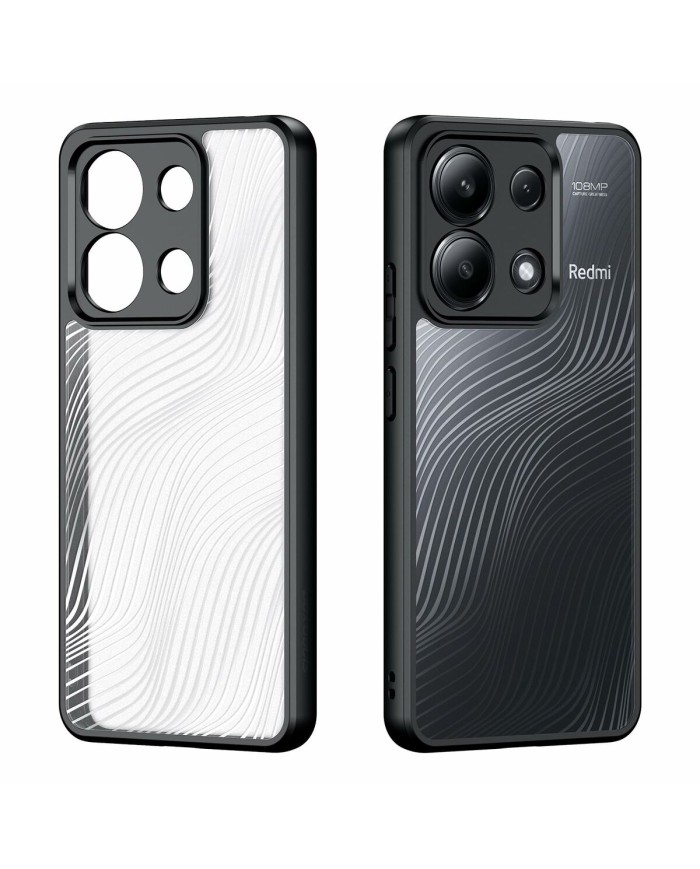 Custodia per Cellulare Dux Ducis Xiaomi Redmi Note 13 4G Nero Trasparente Custodia per Cellulare Dux Ducis Xiaomi Redmi Note 13 4G Nero Trasparente
