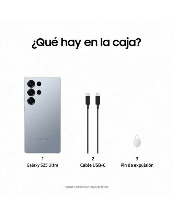 Smartphone Samsung 6,9" Qualcomm Snapdragon 8 Elite 12 GB RAM 256 GB Azzurro Smartphone Samsung 6,9" Qualcomm Snapdragon 8 Elite 12 GB RAM 256 GB Azzurro