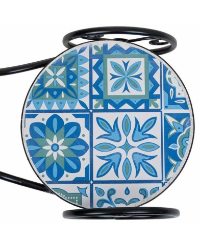 Supporto per Vaso Alexandra House Living Nero Ferro Piastrella Bicicletta 26 x 43 x 67 cm Supporto per Vaso Alexandra House Living Nero Ferro Piastrella Bicicletta 26 x 43 x 67 cm