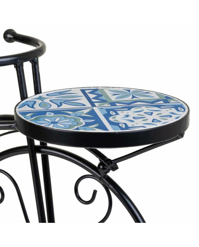 Supporto per Vaso Alexandra House Living Nero Ferro Piastrella Bicicletta 26 x 43 x 67 cm Supporto per Vaso Alexandra House Living Nero Ferro Piastrella Bicicletta 26 x 43 x 67 cm