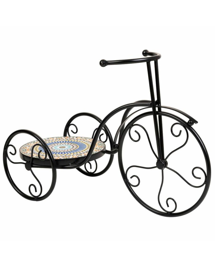 Supporto per Vaso Alexandra House Living Nero Ferro Piastrella Bicicletta 23 x 36 x 53 cm Supporto per Vaso Alexandra House Living Nero Ferro Piastrella Bicicletta 23 x 36 x 53 cm