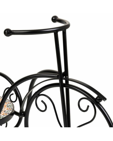 Supporto per Vaso Alexandra House Living Nero Ferro Piastrella Bicicletta 23 x 36 x 53 cm Supporto per Vaso Alexandra House Living Nero Ferro Piastrella Bicicletta 23 x 36 x 53 cm