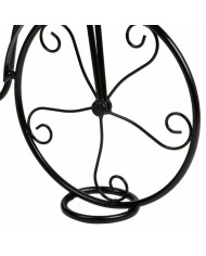 Supporto per Vaso Alexandra House Living Nero Ferro Piastrella Bicicletta 26 x 43 x 67 cm