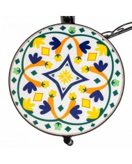 Supporto per Vaso Alexandra House Living Nero Ferro Piastrella 30 x 68 x 30 cm 3 Pezzi