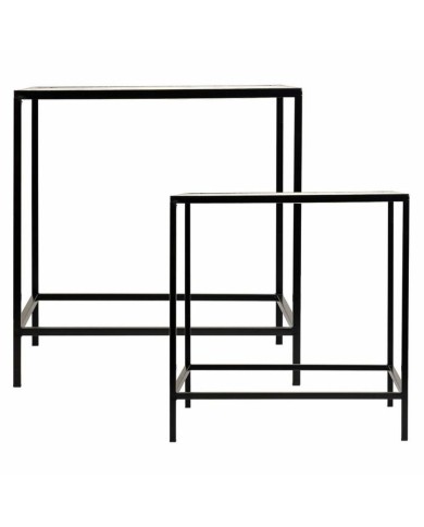 Supporto per Vaso Alexandra House Living Nero Ferro Piastrella 37 x 51 x 50 cm 2 Pezzi Supporto per Vaso Alexandra House Living Nero Ferro Piastrella 37 x 51 x 50 cm 2 Pezzi